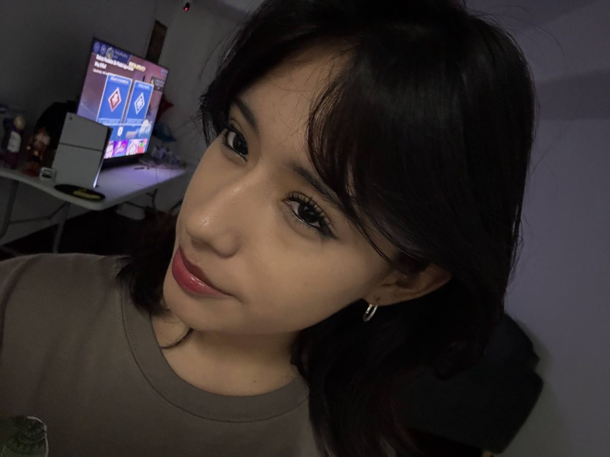 Selfie de Gabi en casa
